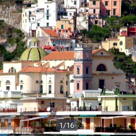Blue Bay Lussuoso A Due Passi Dal Mare Apartman Maiori Kültér fotó